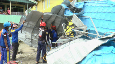 Puluhan Rumah Di Wajo Rusak Parah Dihantam Angin Puting Beliung