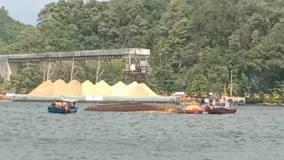 Kapal Pengayoman IV Terbalik di Nusakambangan