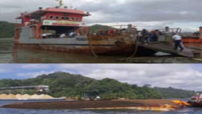 Ini Penampakan Kapal Pengayoman IV Sebelum dan Sesudah Terbalik