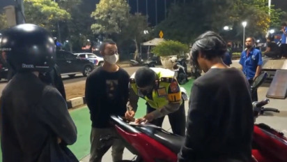 Dini Hari Tadi, Puluhan Motor Knalpot Bising Diangkut Polisi 