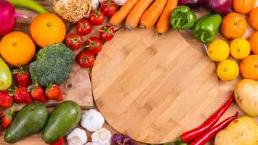 Ilustrasi makanan sehat.