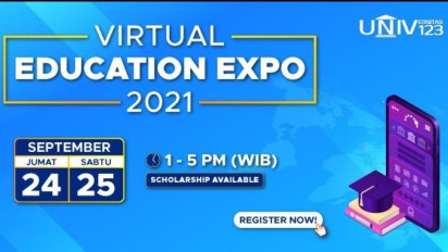 Segera Hadir! Universitas123 Virtual Education Expo 2021 Gandeng Banyak Universitas Ternama