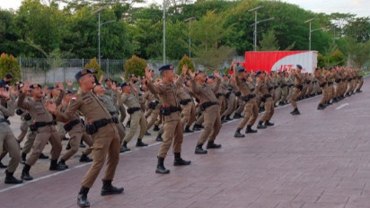 100 Personel Brimob Berkemampuan Khusus Dikirim ke Timika Papua