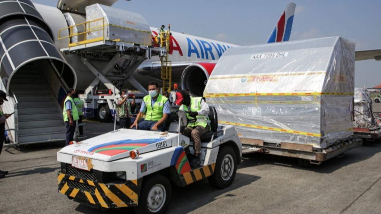 RI Kembali Terima 871.650 Dosis Vaksin Pfizer dari AS
            - galeri foto