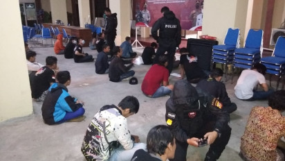 Puluhan Remaja Tanggung Diangkut Polisi, Usai Pesta Miras