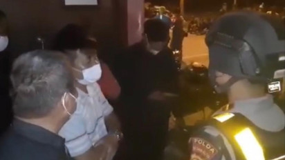 Polisi Gerebek Diskotik X-Bar Pangkal Pinang Karena Melanggar Aturan PPKM