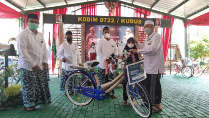 Alhamdulillah, Ratusan Anak Yatim Dapat Sepeda Gratis