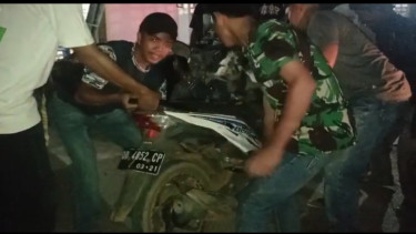 3 Kendaraan Tabrakan Beruntun, 1 Orang Meninggal Dunia
