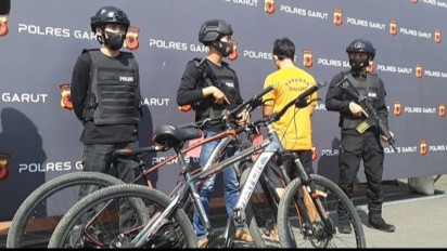 Modus Shalat di Masjid, Pria di Garut Curi 3 Sepeda Gunung