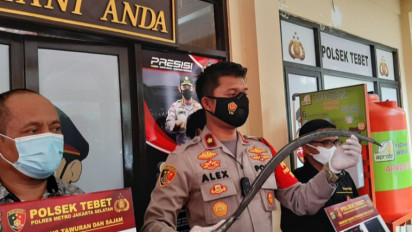 Polisi: Diduga Ada Praktik Jual Beli Sajam di Tawuran Tebet