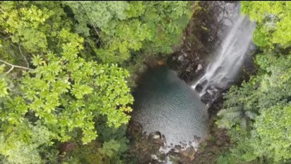 Air Terjun Masundung, Kolamnya Terbentuk Alami di Tengah Hutan