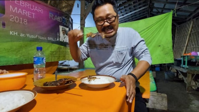 Kuliner sate merpati, diyakini tingkatkan libido kaum pria