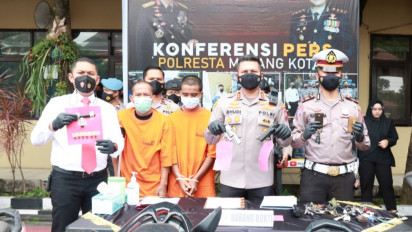 Dor, Polisi Lumpuhkan Dua Pencuri Motor Yang Todongkan Air Softgun