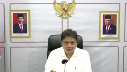 Menko Airlangga : Realisasi Pemulihan Ekonomi Capai 55 Persen