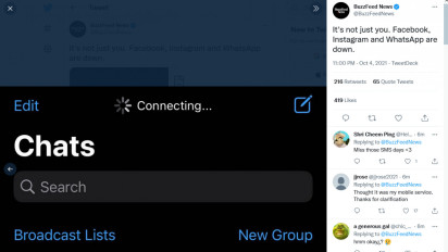 WhatsApp Down! Komunikasi Chat Tidak Berfungsi