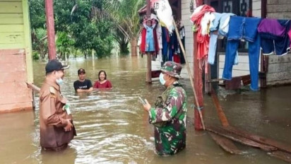 Banjir Lagi di Kotawaringin Timur, Kali Ini Rendam Seribuan Rumah di Pedalaman 