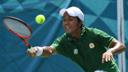 Petenis Jatim Muhammad Rifqi Fitriadi Sabet Emas PON XX