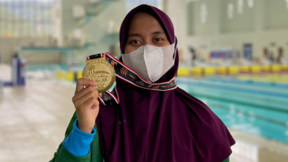 Atlet Selam Asal Batu Sumbang Medali Emas Untuk Jawa Timur