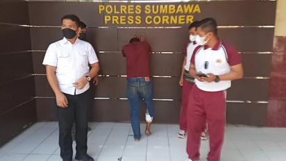 Buron 3 Jam, Pembunuh Pemilik Warung di Sumbawa Didor Polisi