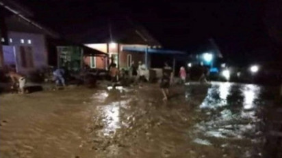 Hujan Deras, Desa Tuva di Kabupaten Sigi Sulteng Dilanda Banjir