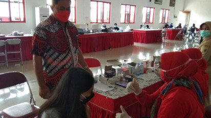 Capaian Baru 32 Persen, Kabupaten Pati Kebut Vaksinasi