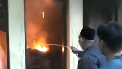 Rumah Kapolres Parepare Terbakar