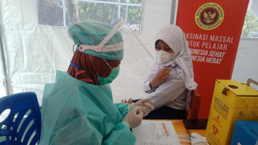 Capaian Target Vaksinasi Pelajar di Mamuju Rendah