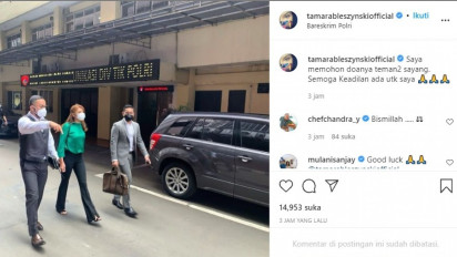 Artis Tamara Bleszynski Mendatangi Bareskrim Polri, Ada Apa?