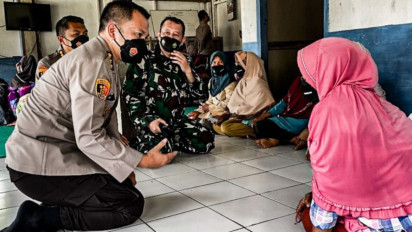 Kejar Herd Immunity, Akabri 99 Gelar Vaksinasi di Pulau Sangiang