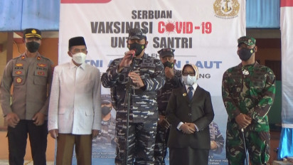 PTM Berlangsung, Percepat Serbuan Vaksinasi di Pondok Pesantren