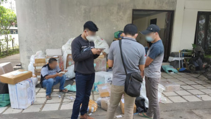 Rokok Ilegal Impor Asal Tiongkok Diselundupkan ke Kendari Pakai Ekspedisi
