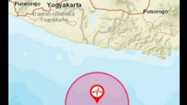 Gempa Magnitudo 4,8 Berpusat di Pacitan Terasa Hingga ke Yogyakarta