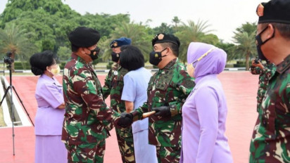Sebanyak 60 Perwira Tinggi TNI Naik Pangkat