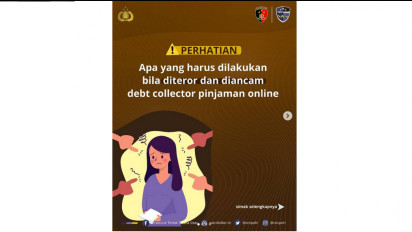 Diteror Pinjol Ilegal, Lakukan Tiga Hal Ini