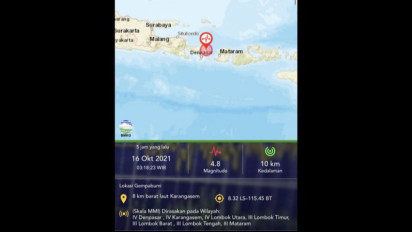 Gempa Karangasem Bali Picu Kerusakan Bangunan & Longsor