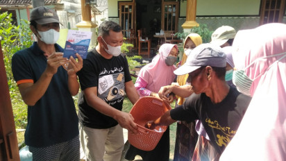 Warga Antusias, Vaksinasi Dapat Doorprize Diserbu Warga