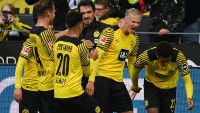 Dua Gol Haaland Antar Dortmund Ke Puncak Klasemen Bundesliga