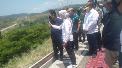 Menteri BUMN Tinjau Pembangunan Masterplan Bakauheni Harbour City