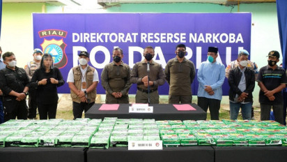 Polda Riau Ungkap Sindikat Sabu Internasional yang Dikendalikan Napi di Lapas Tangerang