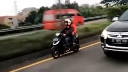 Gara-Gara Ikuti Google Maps, Pelajar Masuk Tol Bandung dengan Sepeda Motor