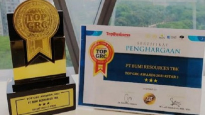 BUMI Raih Penghargaan Bergengsi di GRC Award 2021