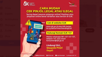 OJK Sudah Tutup dan Blokir 3.516 Aplikasi Pinjol Ilegal