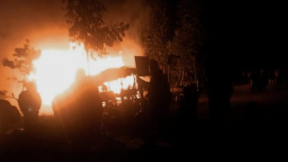 Polisi Selidiki Pembakaran Pos Timbangan di Musi Banyuasin