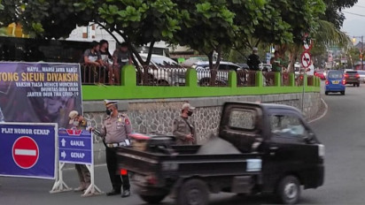 Polres Cianjur Tetap Berlakukan Ganjil-Genap di Jalur Puncak