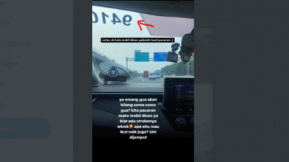 Viral Anggota Polisi Pacaran di Mobil Dinas