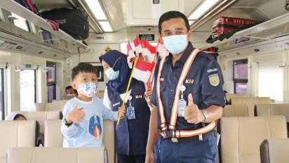Mulai Hari Ini Anak di Bawah 12 Tahun Bisa Naik Kereta
