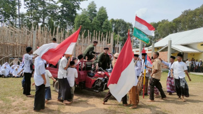 Peringatan Hari Santri Nasional, Ponpes Ar-Rahman Palembang Gelar Drama Kolosal 