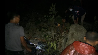 Jalur Medan - Berastagi Terputus akibat Longsor