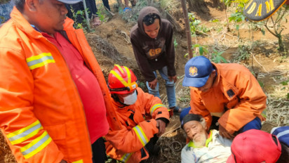 Nahas, Panjat Pohon Nangka Kakek 79 Tahun Jatuh ke Jurang