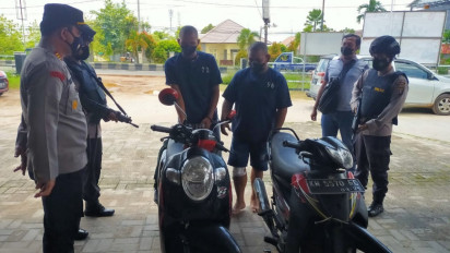 Polsek Baamang Ringkus 2 Pelaku Curanmor, Satu Didor Karena Coba Kabur